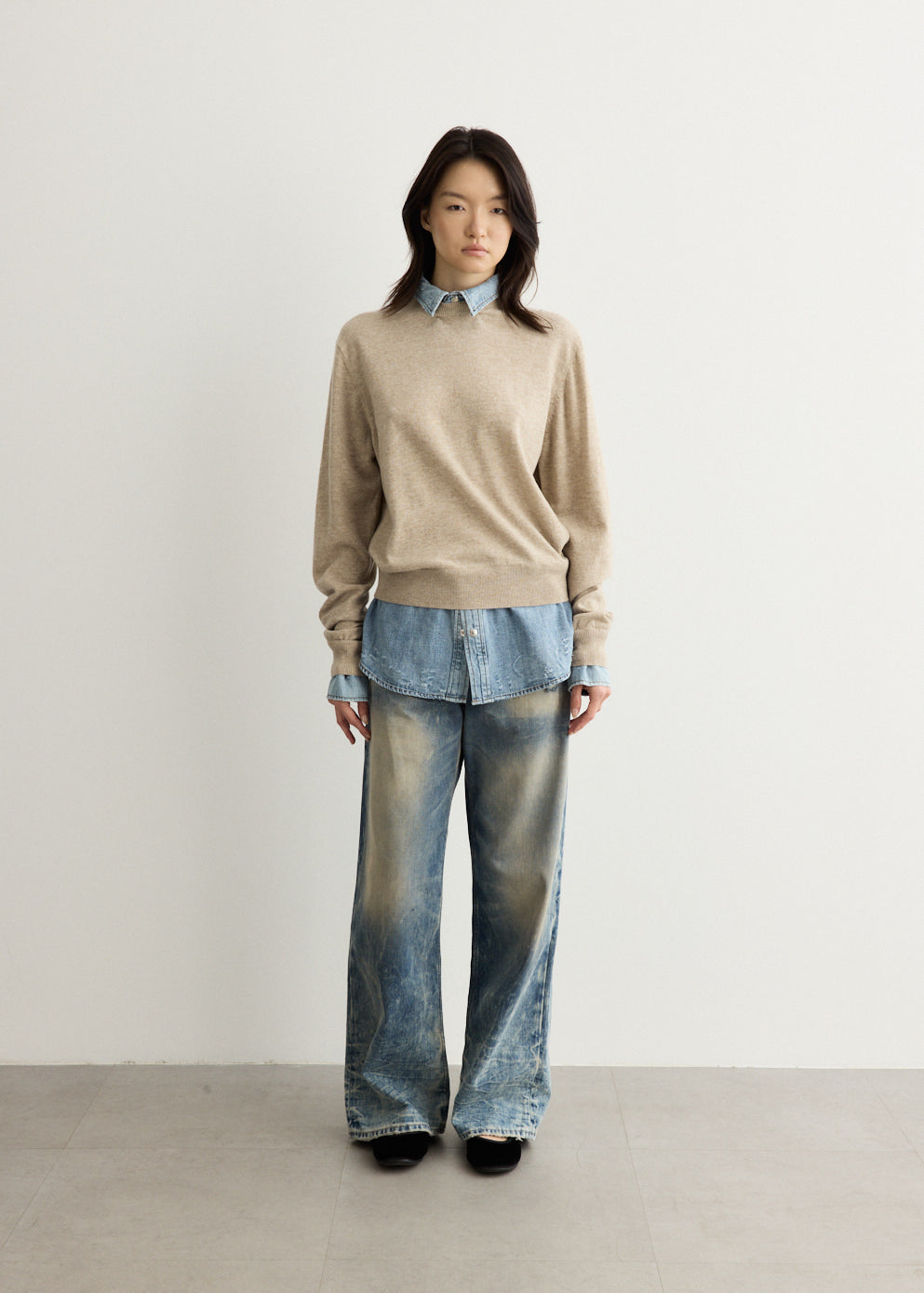 Layered Wool Knit