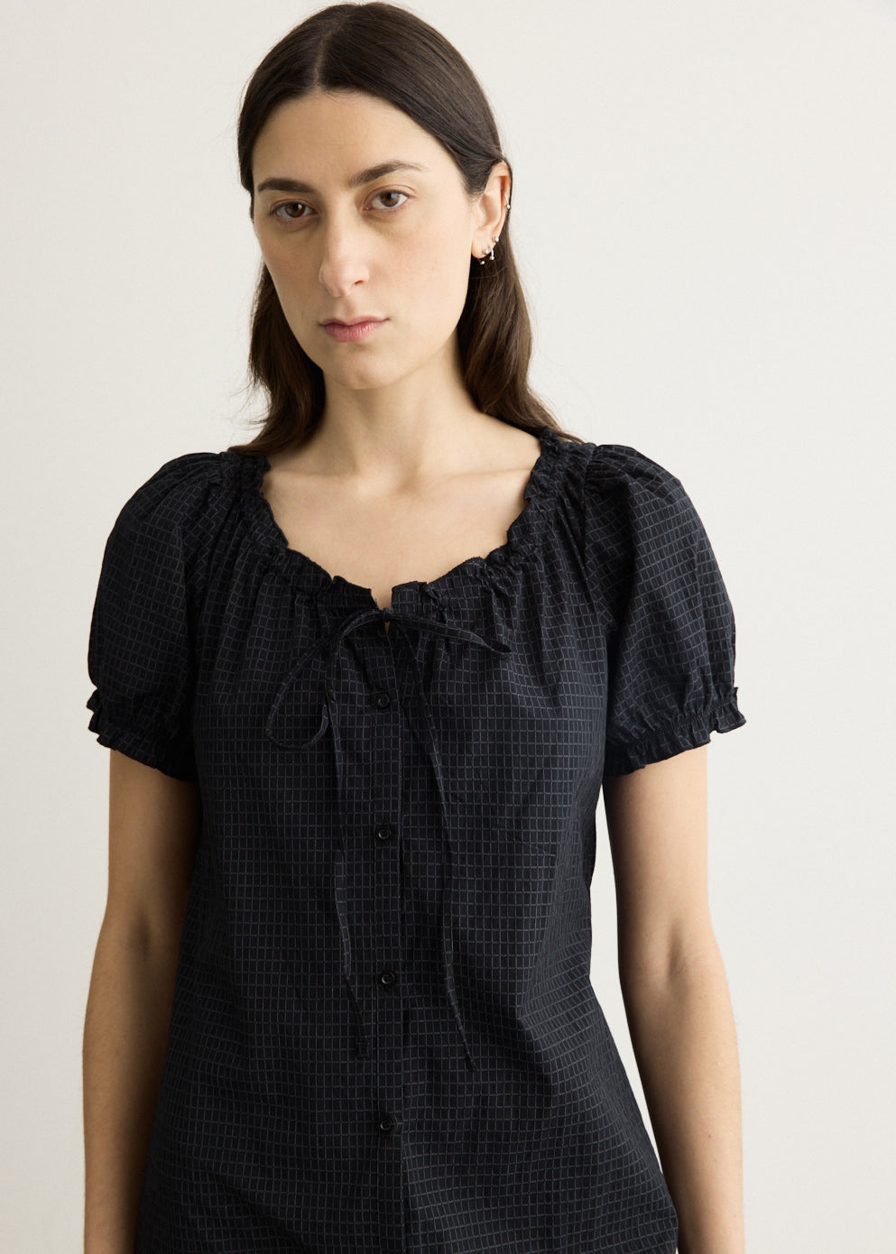 Buttoned Mini Dress