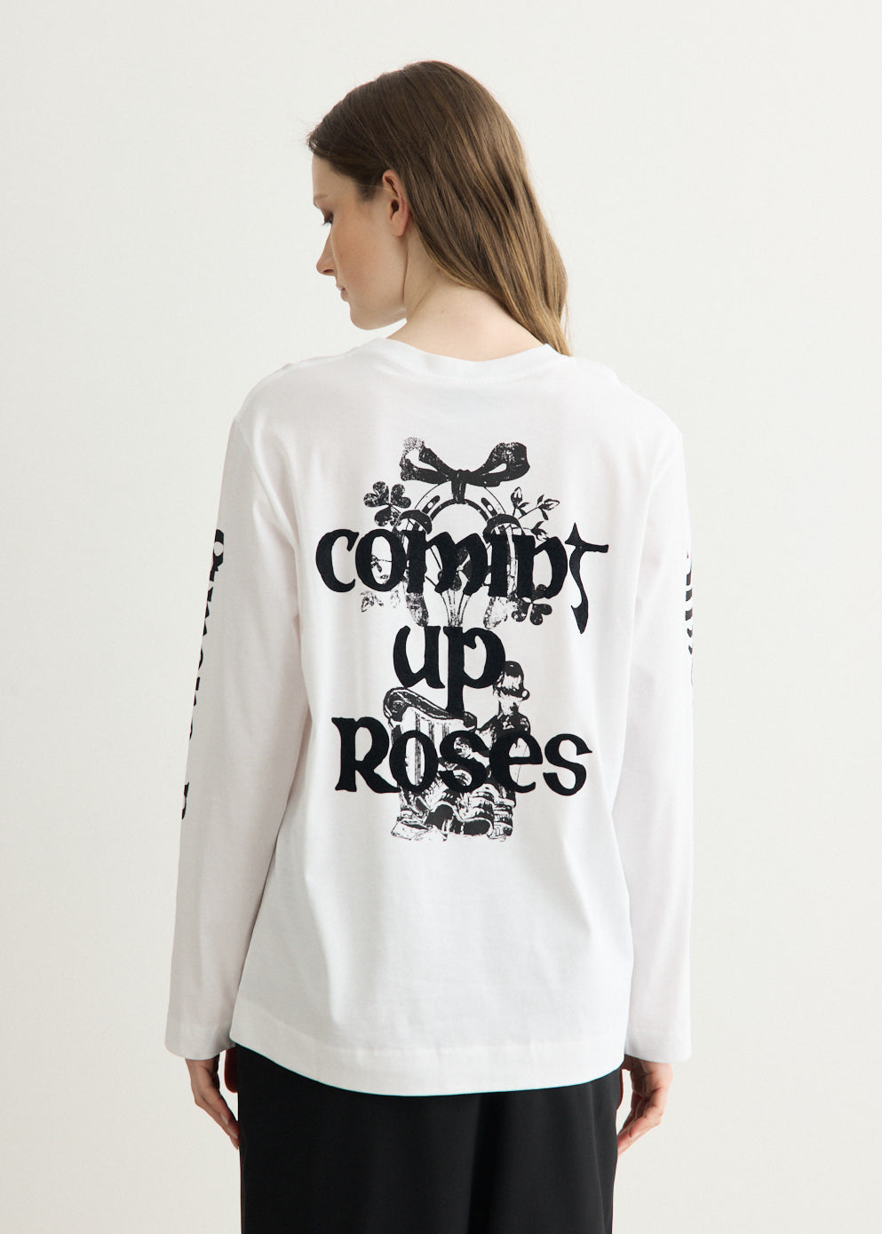 Coming Up Roses Print Long Sleeve T-Shirt