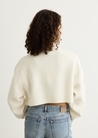 Cropped Oversized Cardigan