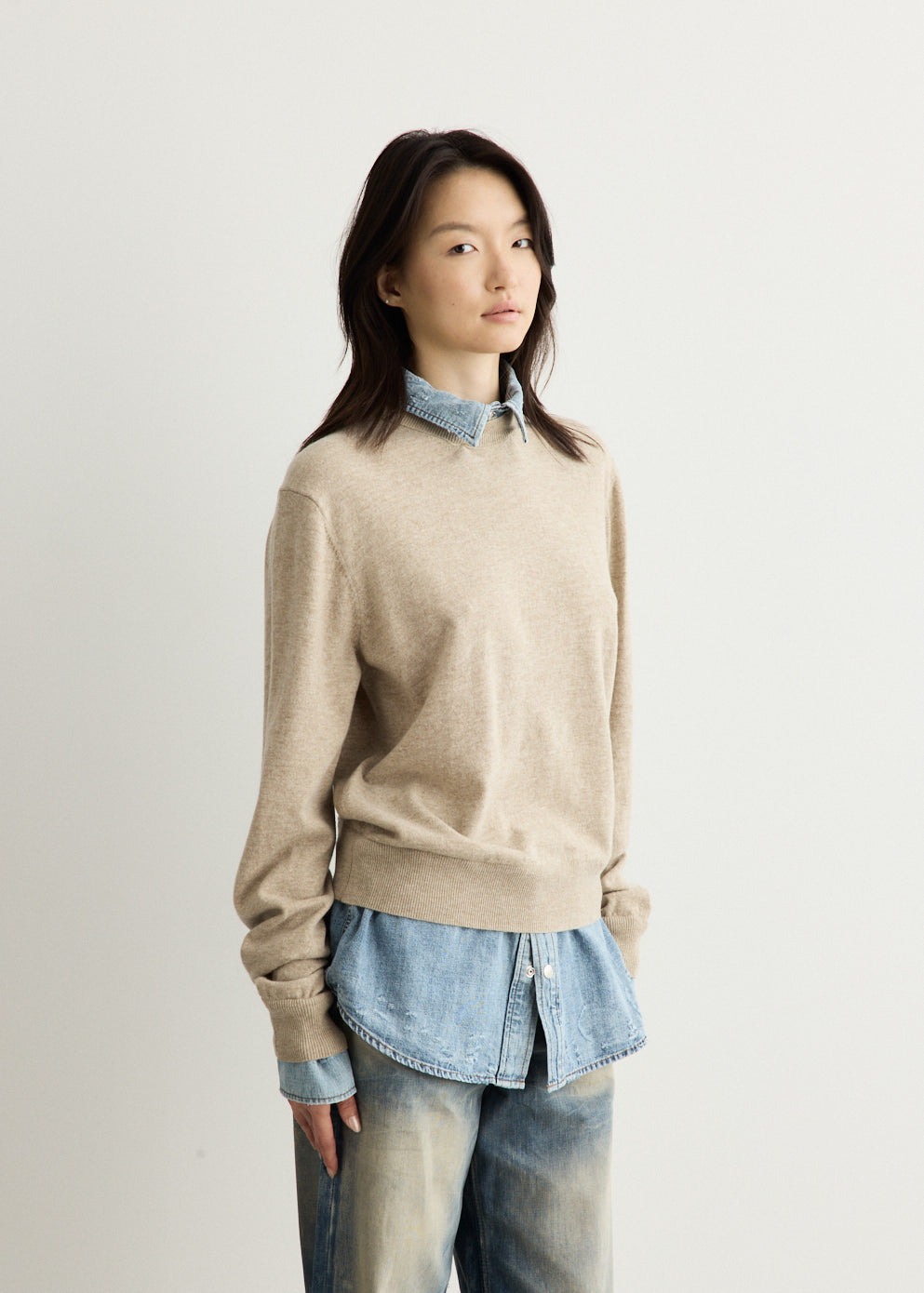 Layered Wool Knit