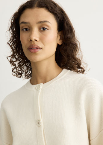 Cropped Oversized Cardigan