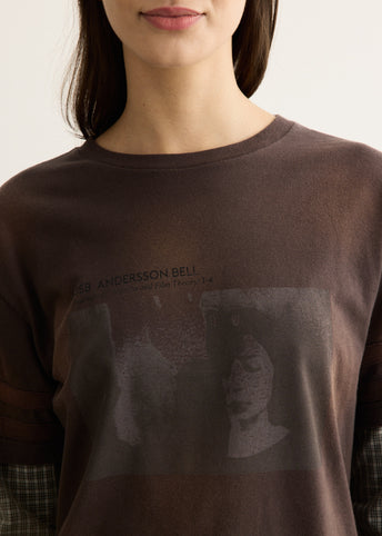 Layered Sleeve Graphic T-Shirt