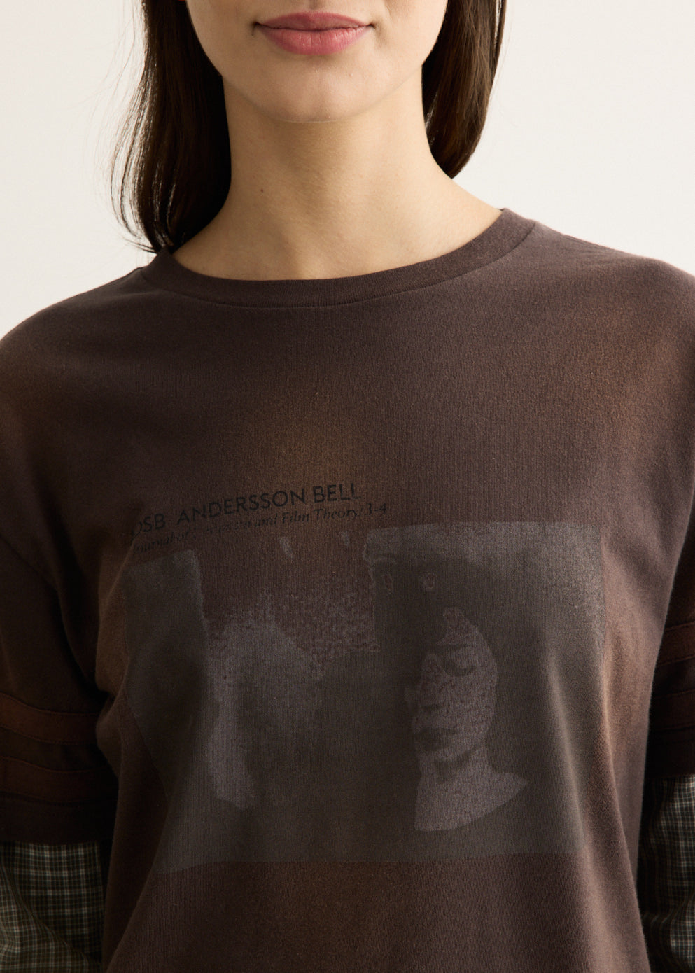 Layered Sleeve Graphic T-Shirt