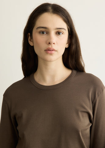 Rib Long Sleeve T-Shirt