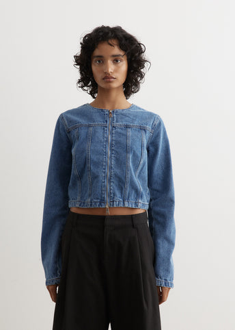 Panel Denim Jacket