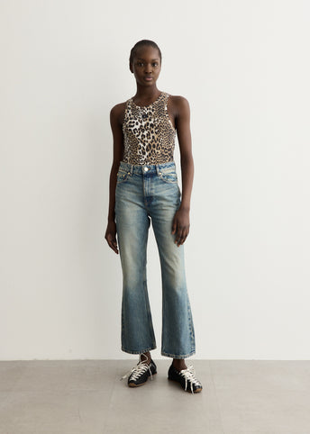 Essentials Tint Rigid Denim Betzy Cropped Jeans