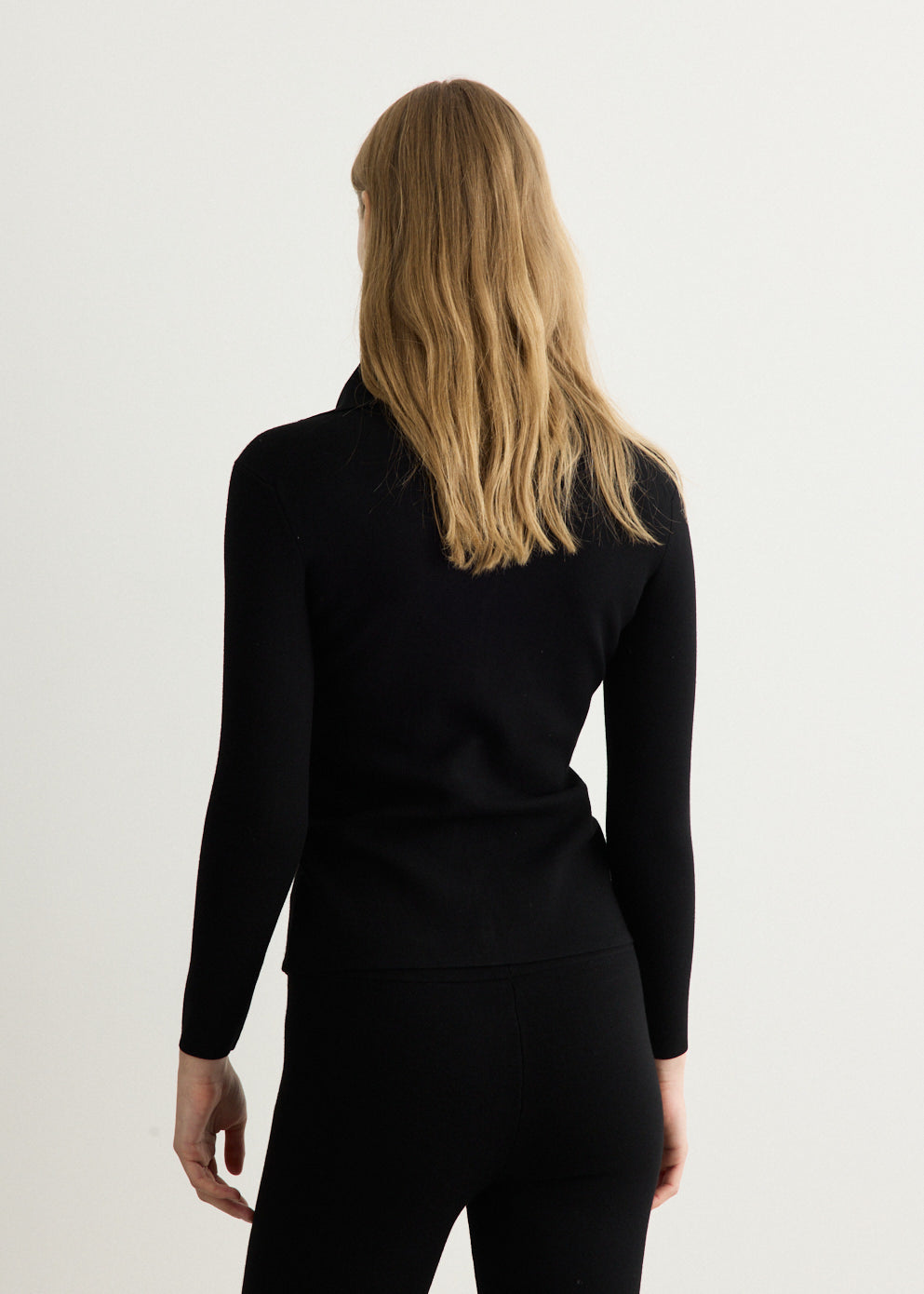 Fitted Polo Cardigan