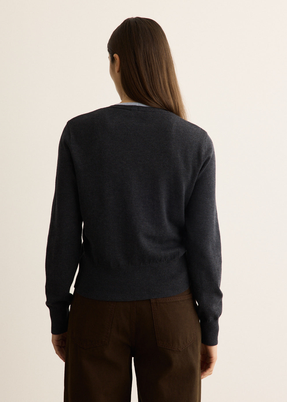Sorbonne Contrast Knit Cardigan