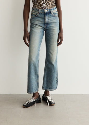 Essentials Tint Rigid Denim Betzy Cropped Jeans