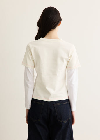 Baby Fit Double Layer T-shirt with Horses