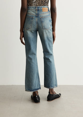 Essentials Tint Rigid Denim Betzy Cropped Jeans