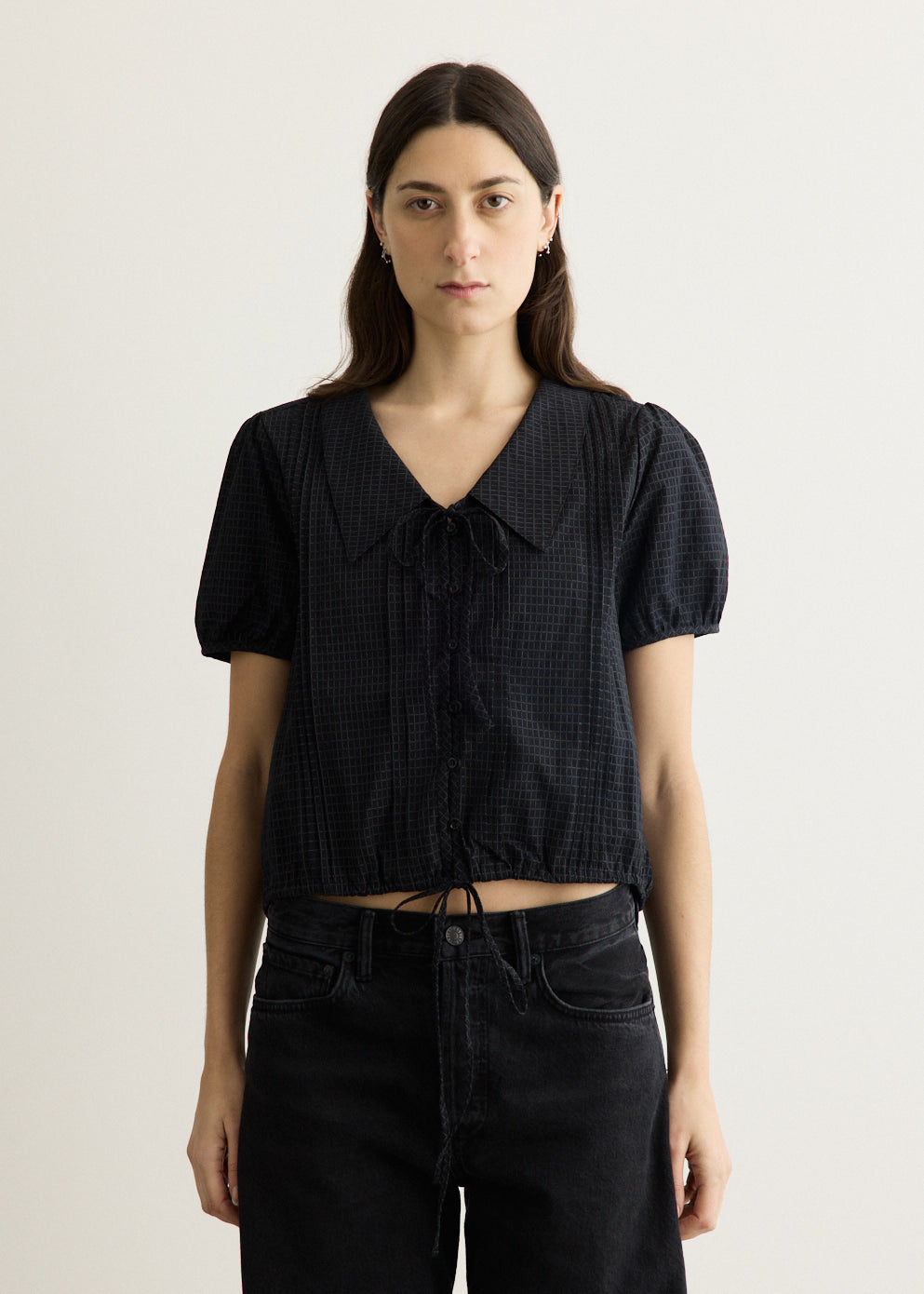 Fine Collar Top