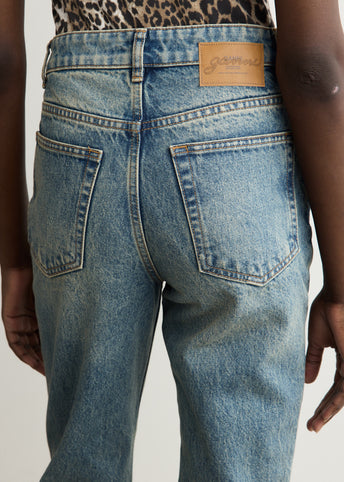 Essentials Tint Rigid Denim Betzy Cropped Jeans