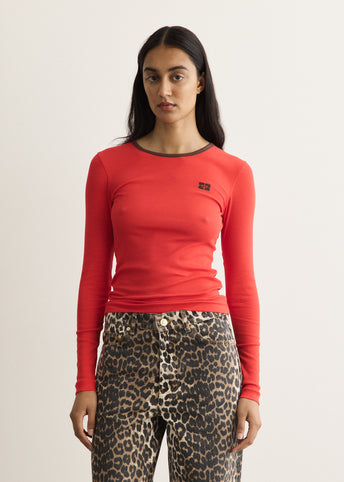 Soft Cotton Rib Long Sleeve