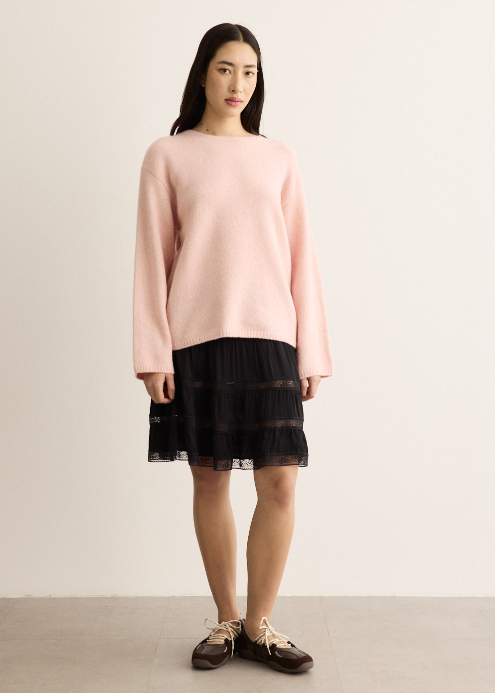 Round Neck Wool Jumper