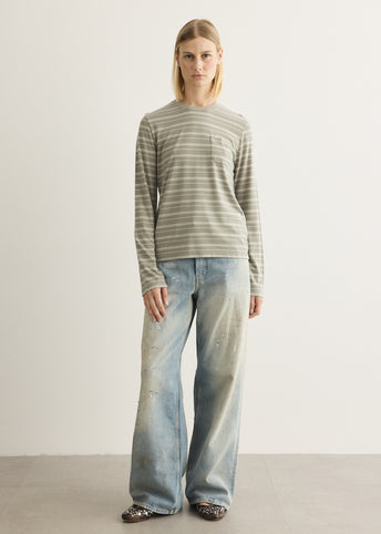Striped Long Sleeve Regular T-Shirt
