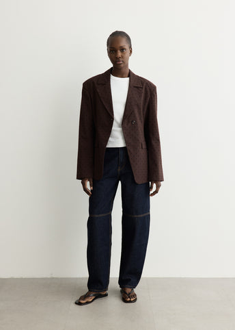 Flock Check Suiting Blazer