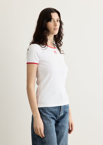 Moon Logo Bicolour Jersey Short Sleeve T-Shirt