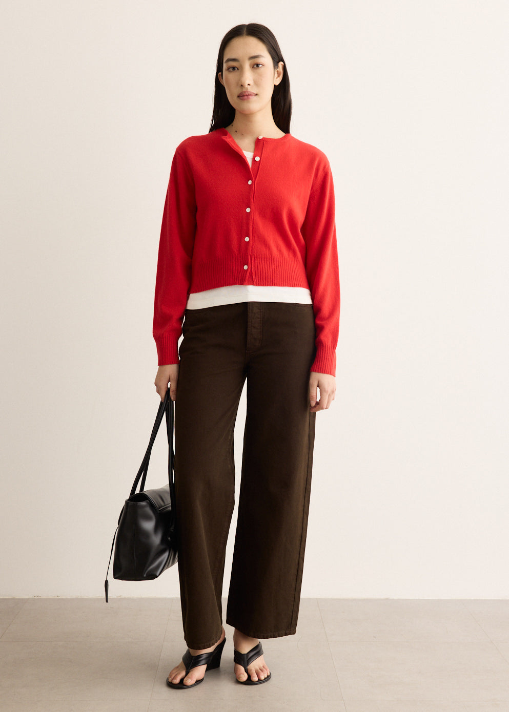Crop Wool Cardigan