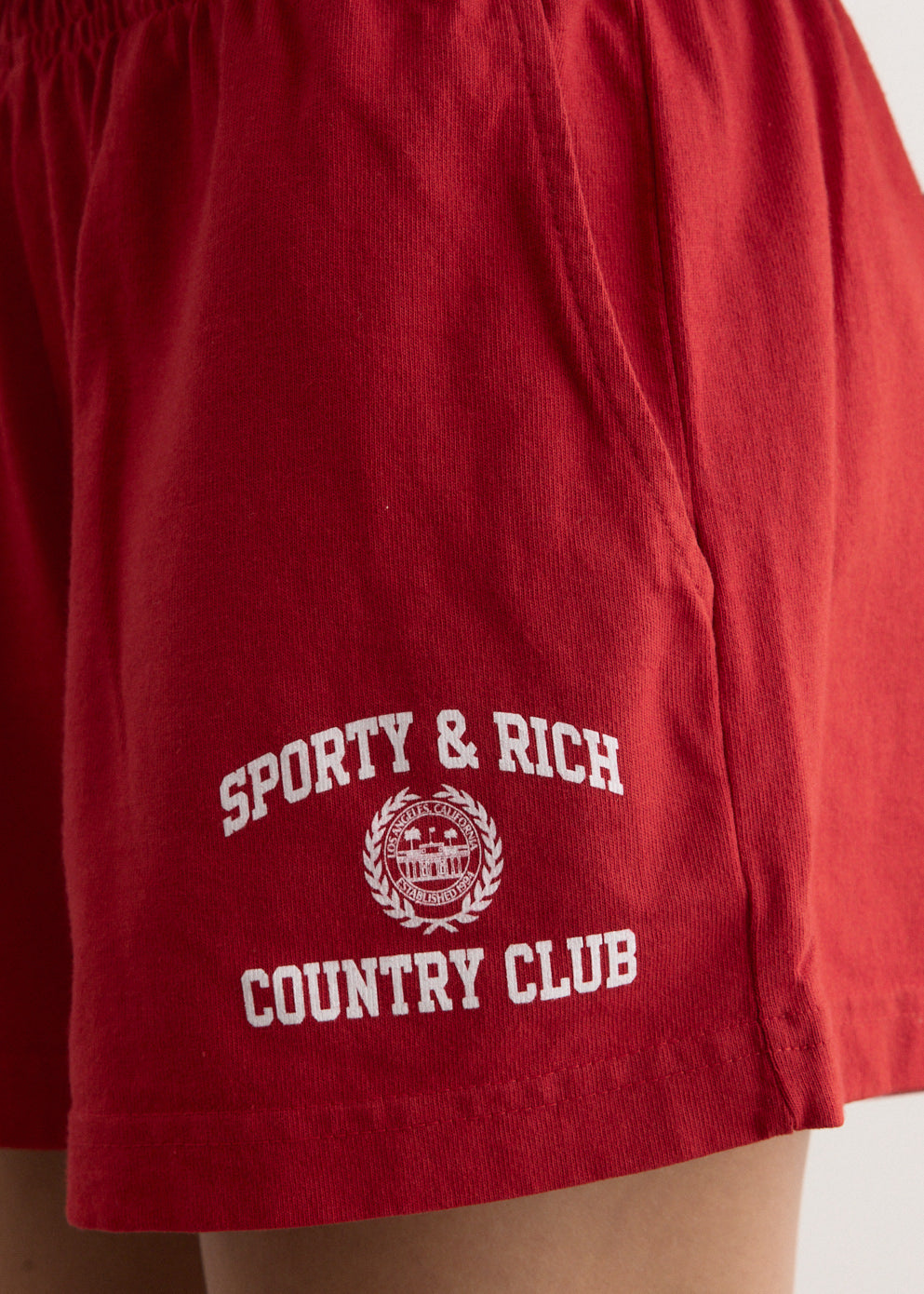 Varsity Crest Disco Shorts