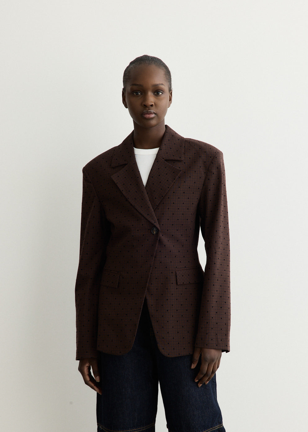 Flock Check Suiting Blazer