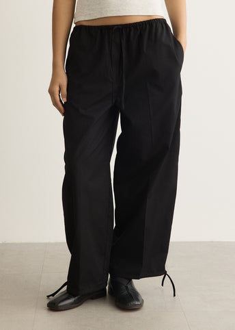 Drawstring Cotton Trousers