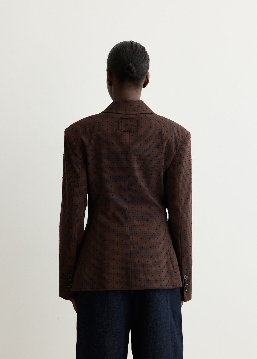 Flock Check Suiting Blazer