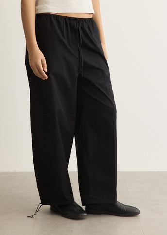 Drawstring Cotton Trousers