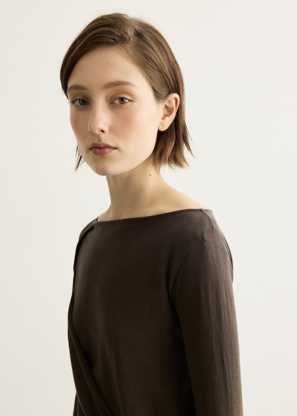 Hannie Wrap Tie Knitted Top