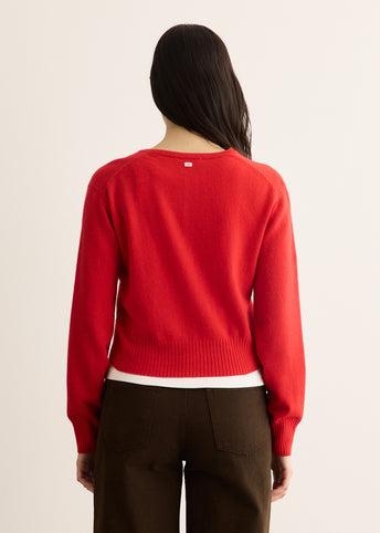 Crop Wool Cardigan