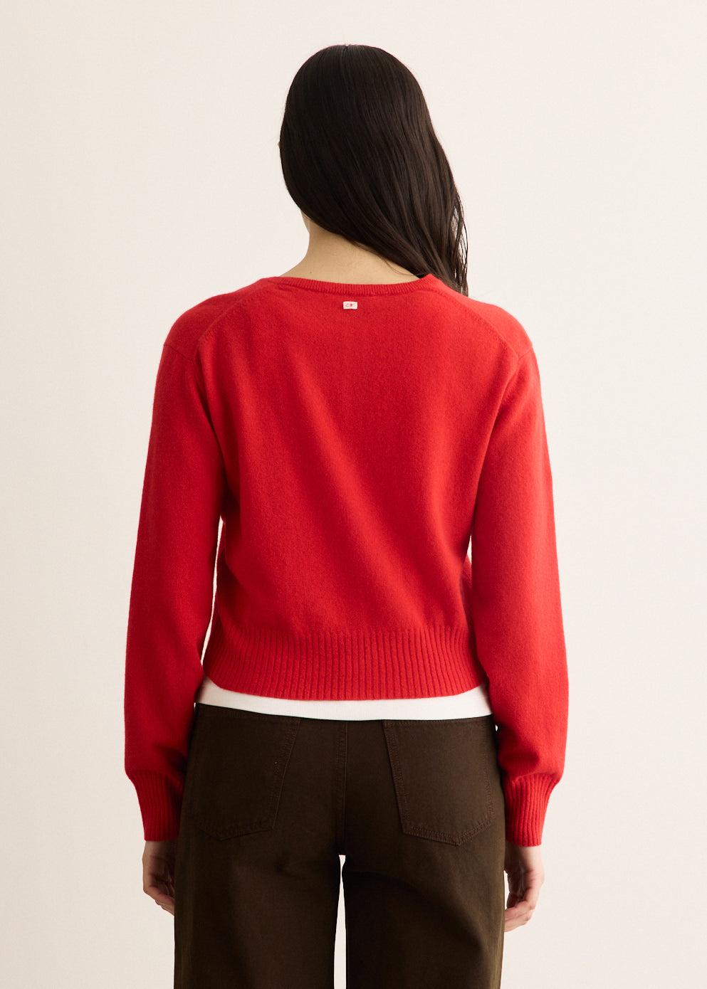 Crop Wool Cardigan