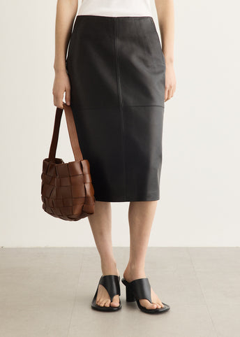 Wright Leather Skirt