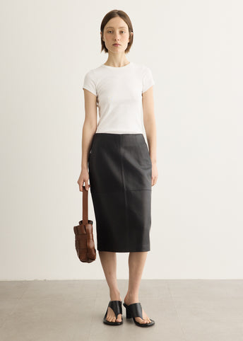 Wright Leather Skirt