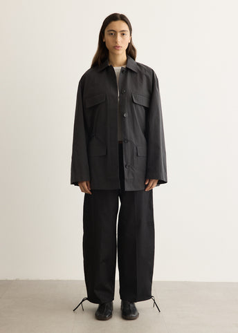 Drawstring Cotton Trousers