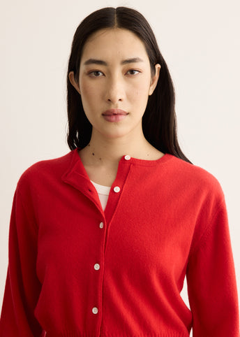 Crop Wool Cardigan