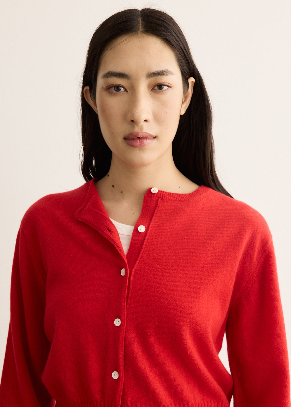 Crop Wool Cardigan