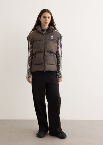 adidas avavav ダウンベスト ダークブラウン adidas Originals Wmns Puffer Vest x Avavav - JP4848 | SNS