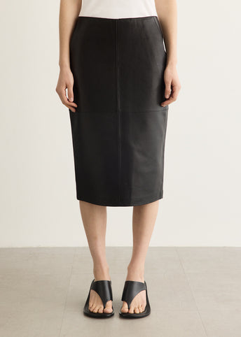 Wright Leather Skirt