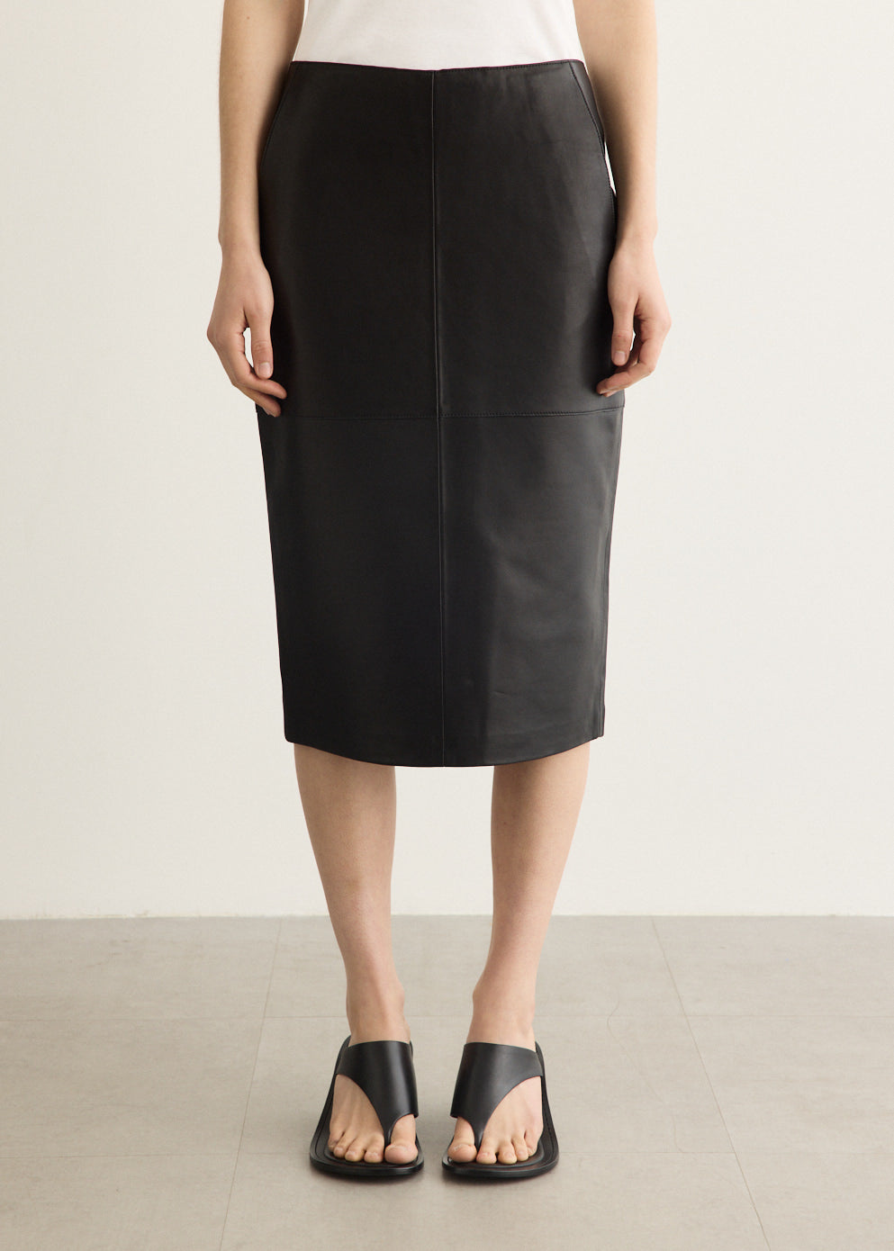 Wright Leather Skirt