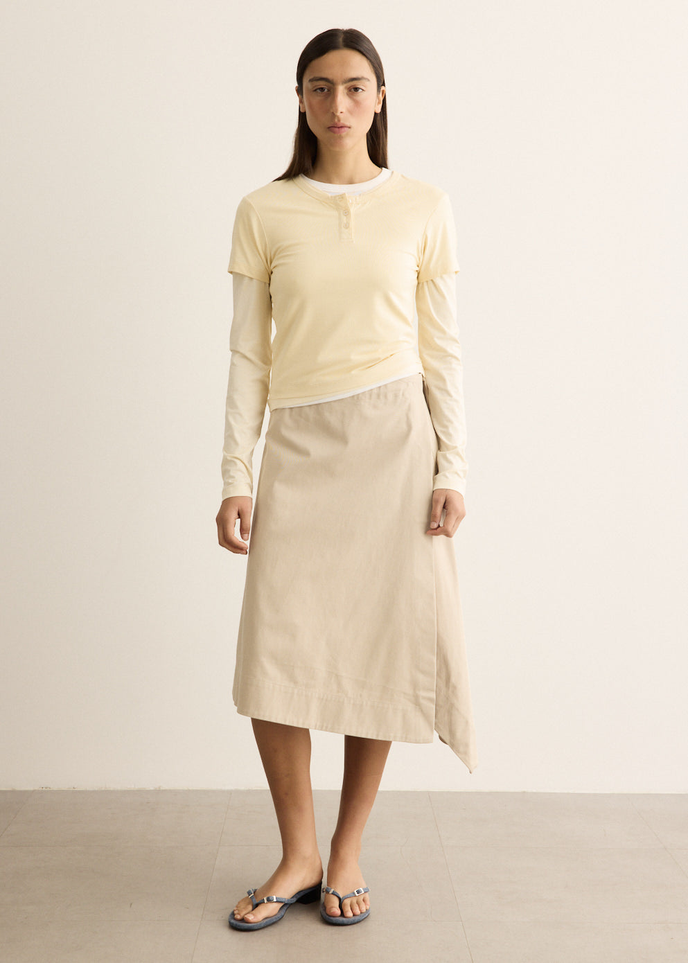 Kerchief Wrap Skirt