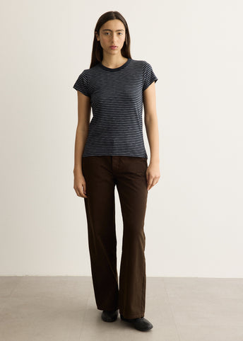Slub Stripe T-Shirt