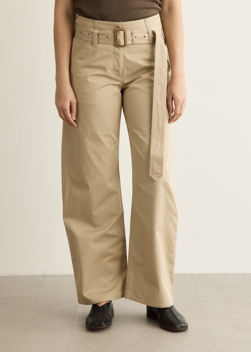 Page Twill Trousers with Belt