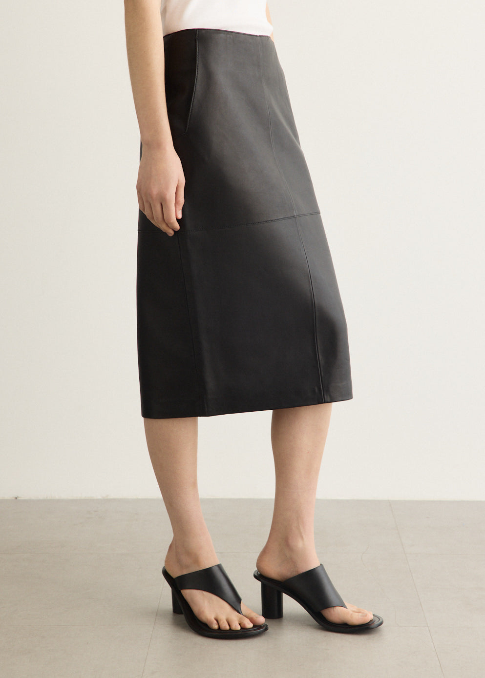 Wright Leather Skirt