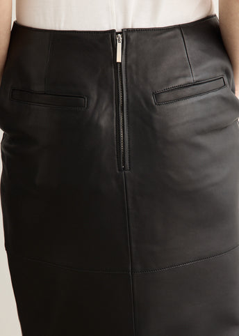 Wright Leather Skirt