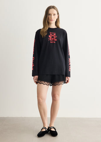 Coming Up Roses Print Long Sleeve T-Shirt