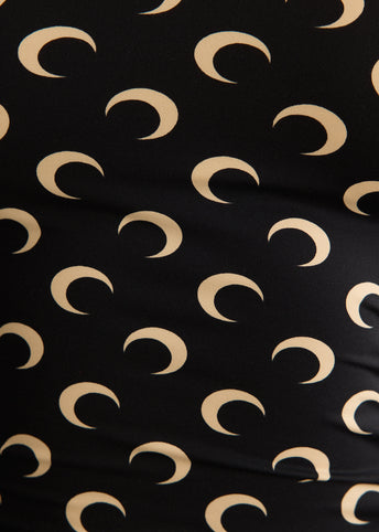 Moon Printed Jersey Straps Top
