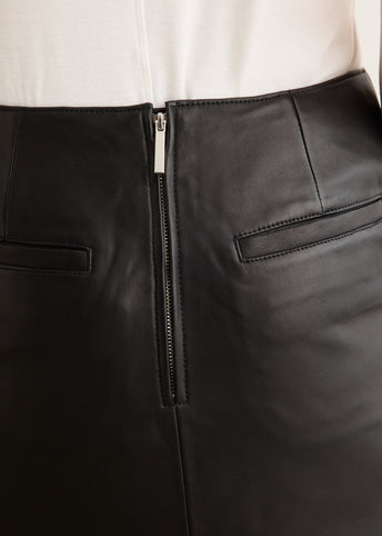 Wright Leather Skirt