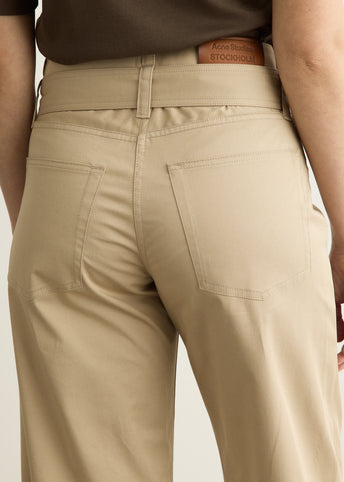 Page Twill Trousers with Belt