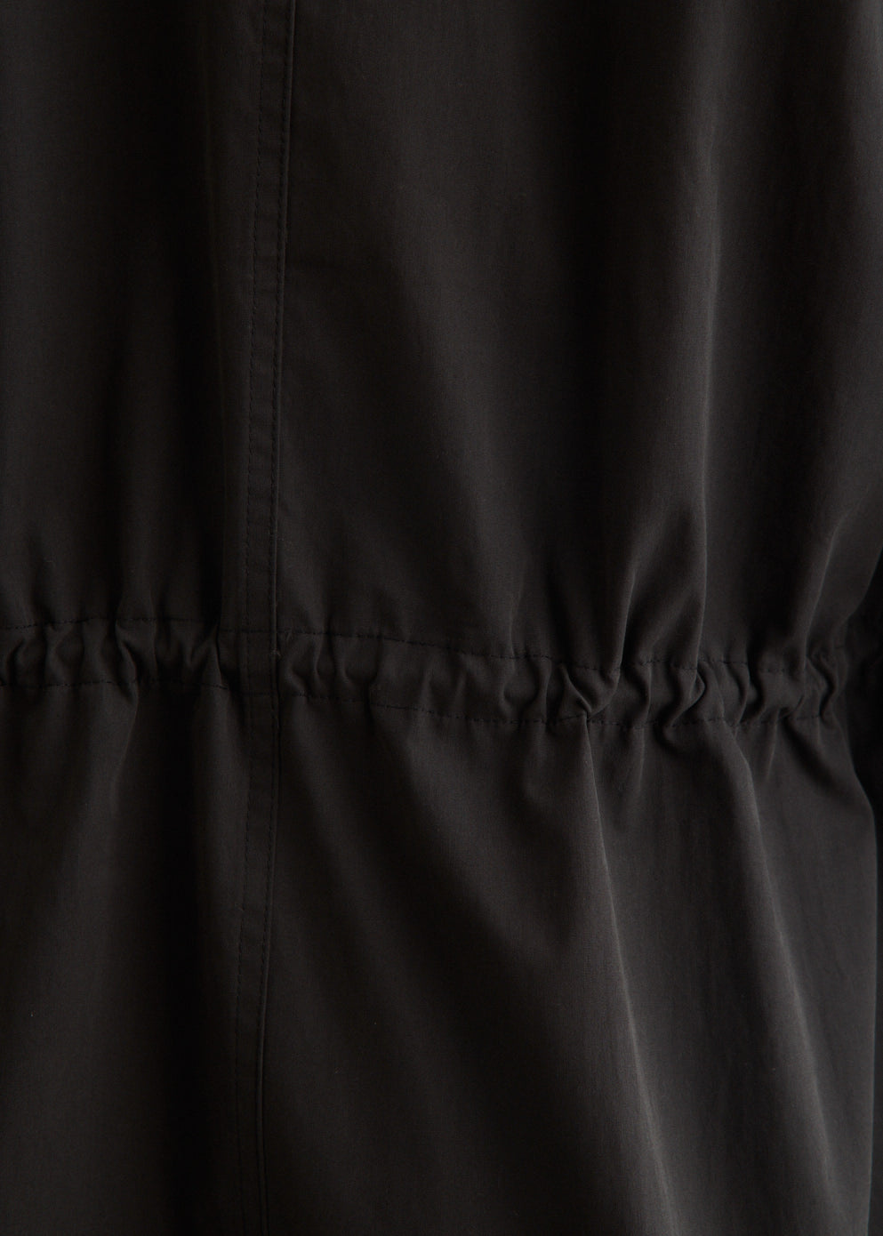 Collared Drawstring Jacket